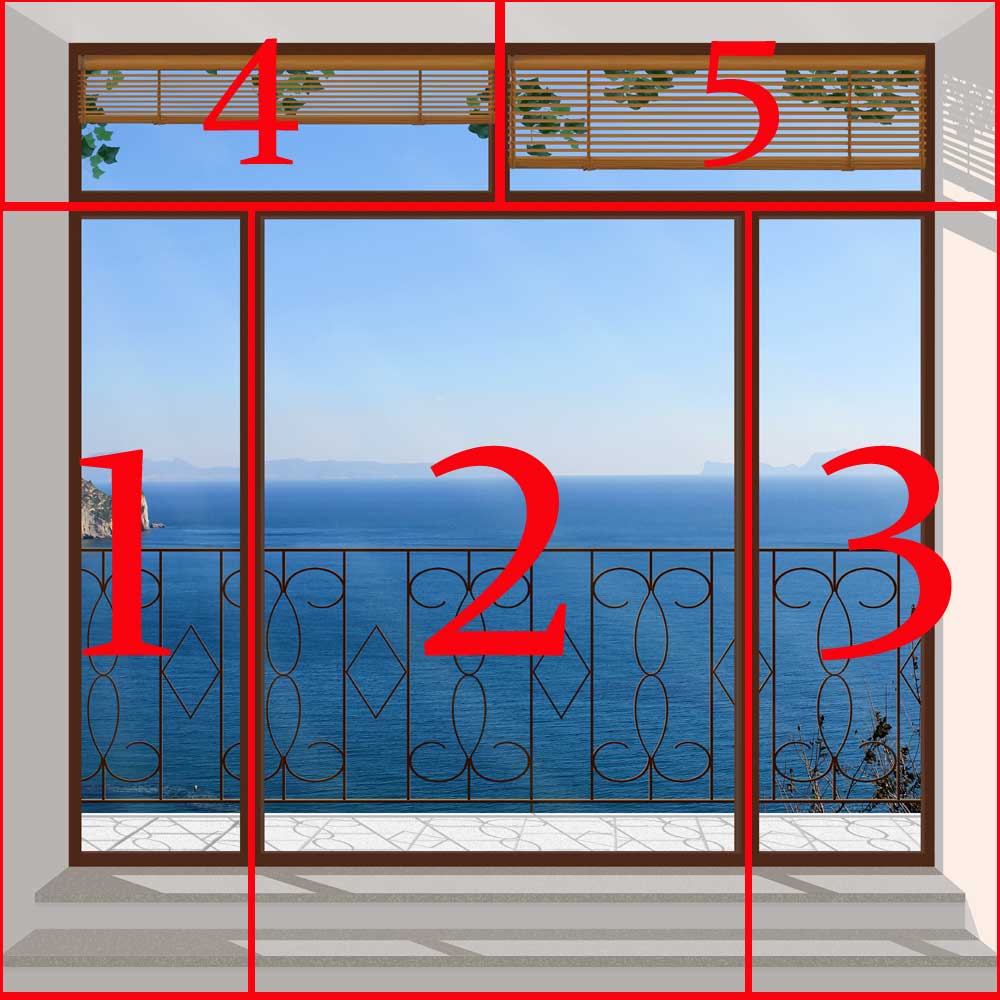 Grande vetrata sul mare - BIG135