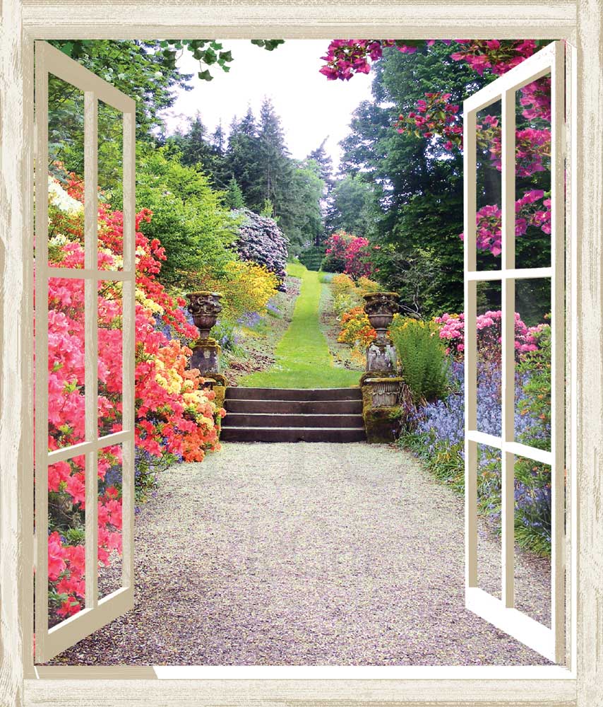 Finestra bianca sul giardino - MG-F703