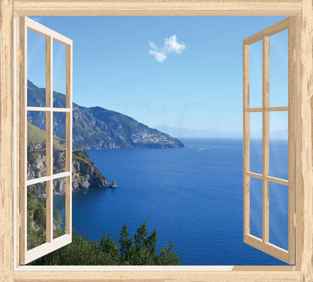 Finestra sul mare della costiera - SCG-F726