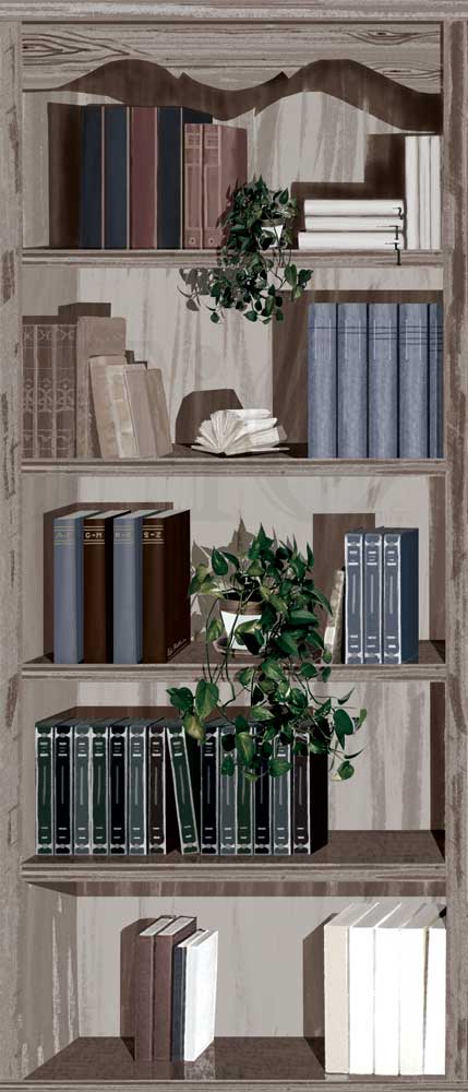 Libreria legno chiaro - L48