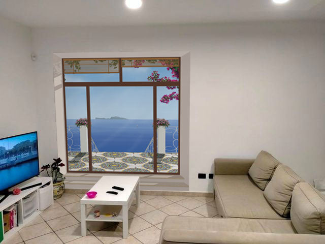 Grande vetrata con terrazza sul mare - BIG136