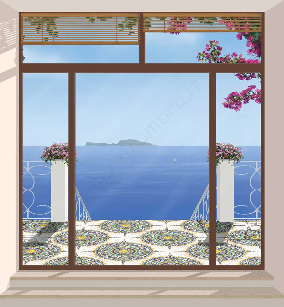 Grande vetrata con terrazza sul mare - BIG136