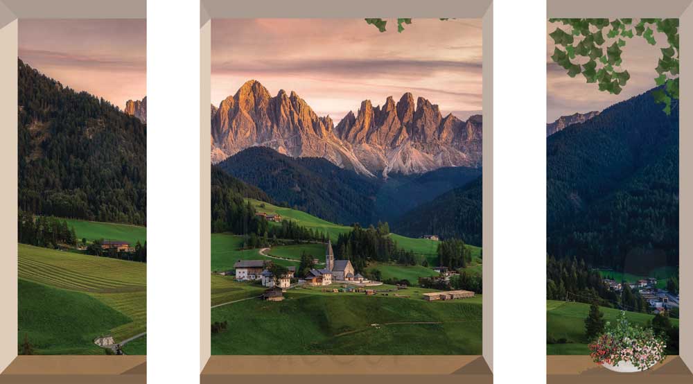 Tre feritoie sulle Dolomiti - BIG158