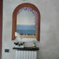 Finestra ad arco sul mare - F481