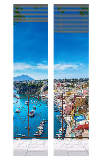 Balconcino a Procida sulla Corricella - NG-P102