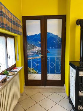 Balcone con vista sulla costiera amalfitana - SC-P212