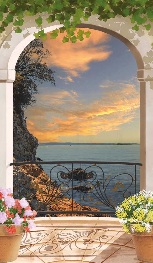 Tarrazzino sul mare al tramonto - WS-BIG315