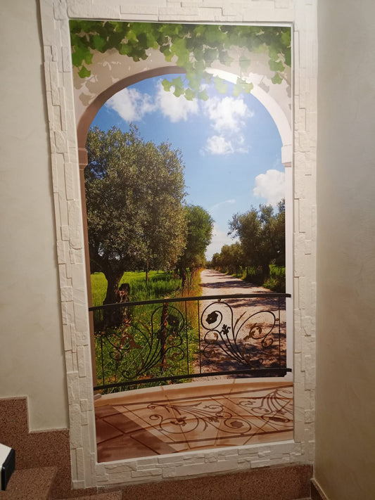 Balcone con vista sugli ulivi - SCG-BIG328-M