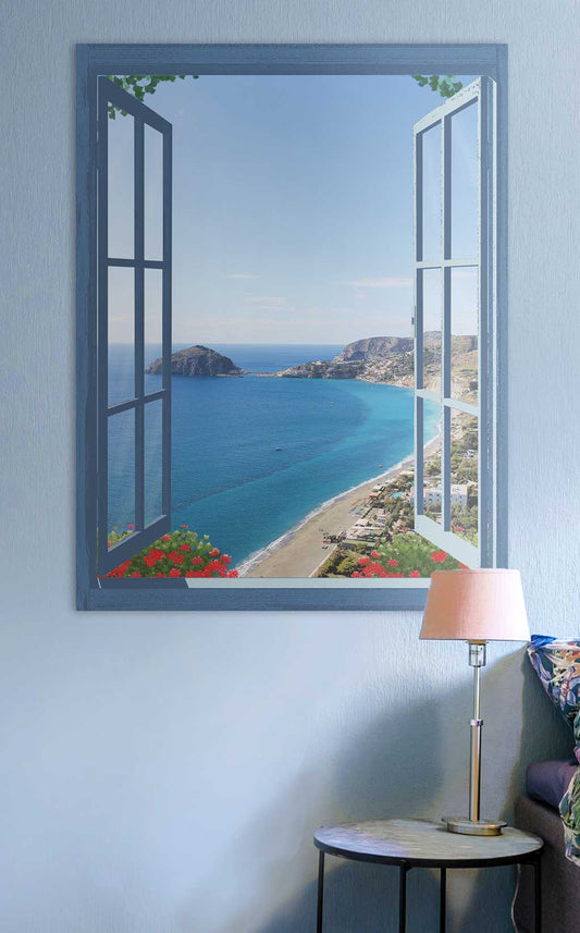 Finestra sulla spiaggia Maronti e Sant'Angelo - SCG-F889