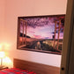 Finestra in campagna al tramonto - WS-F851