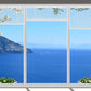 Vetrata bianca sul mare in costiera  - WS-VETR-151